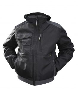 austin_canvas-winter-jacket_black-anthracite-grey_front