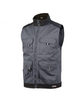 faro_two-tone-sleeveless-work-jacket_cement-grey-black_front